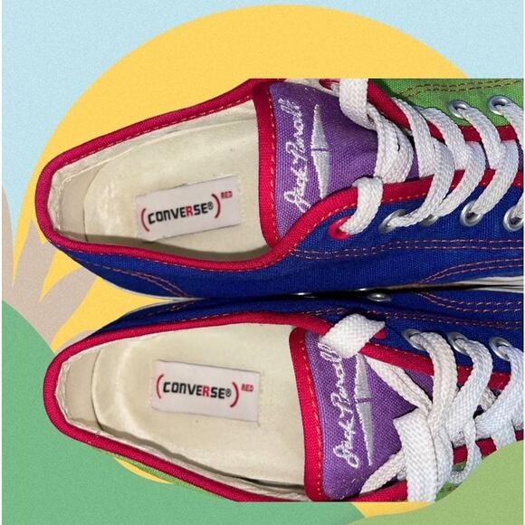 Converse Chuck Taylor, Jack Purcell (Product) Red Line, Low Top, Men 7,Women 9, - Picture 5 of 7